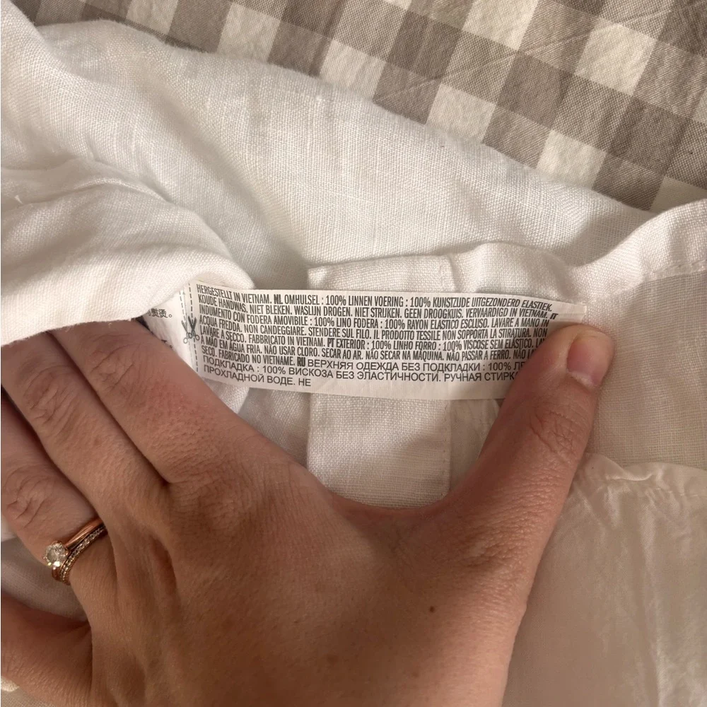 Forever 21 | 100% linen lined button up midi skirt - Picture 4 of 5